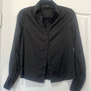 Black silk woman’s blouse - excellent condition. Worn very little